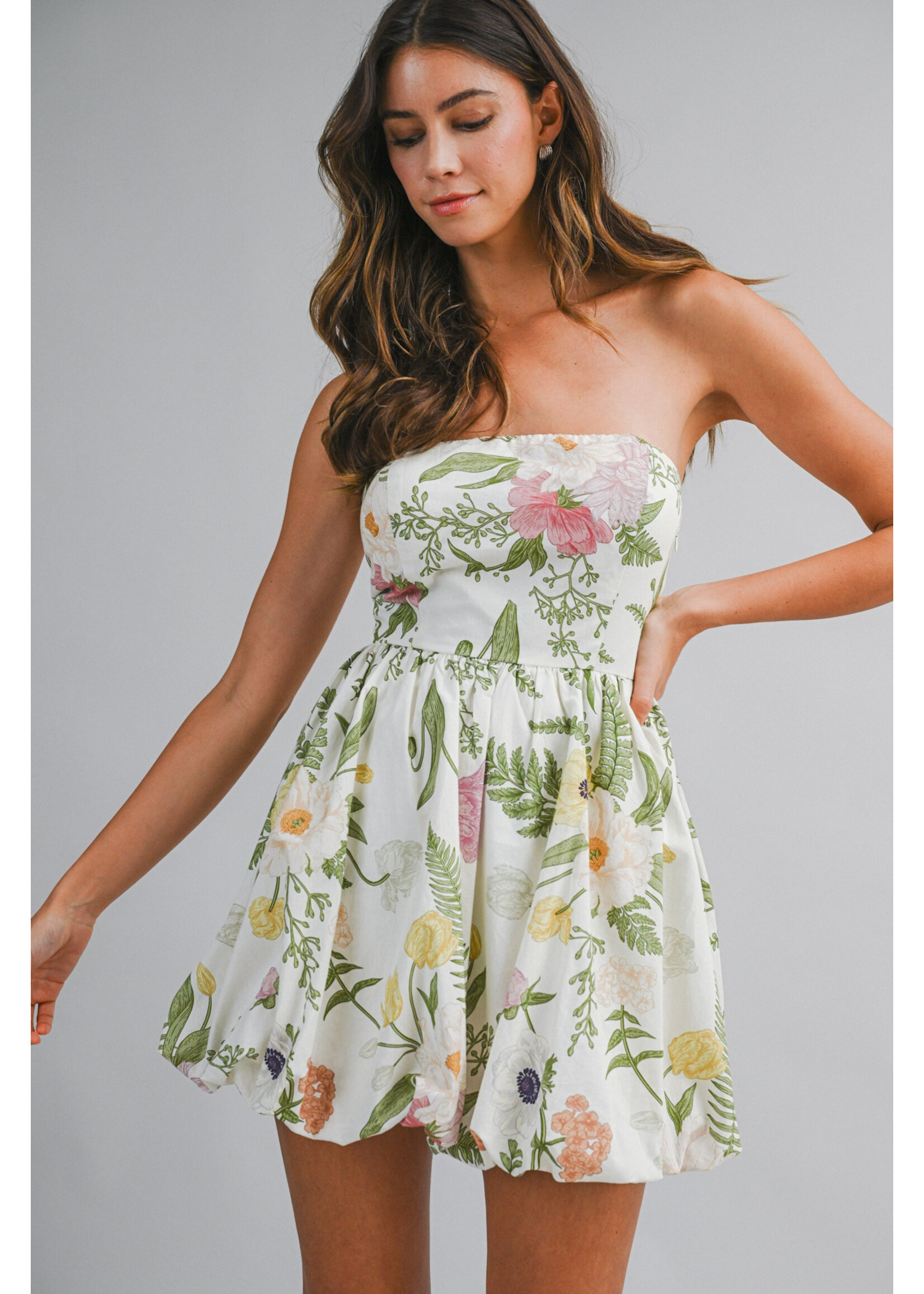 EM & ELLE Florence Bubble Hem Dress