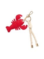 Lobster Bag Charm/Key Ring,Red