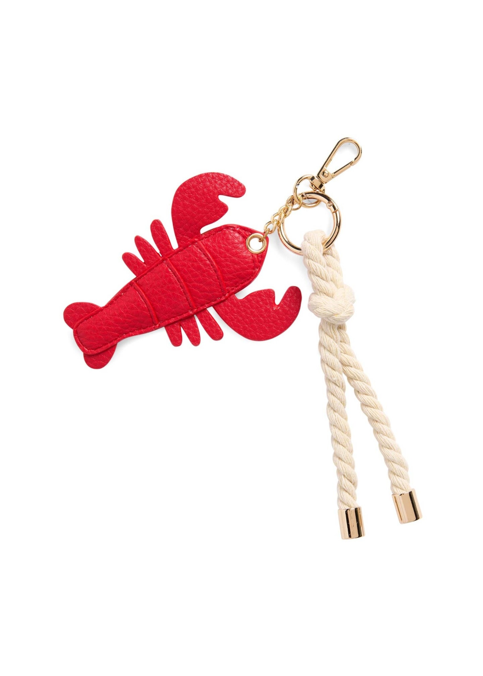Lobster Bag Charm/Key Ring,Red