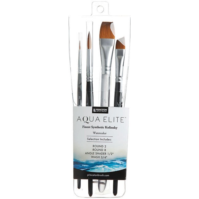Princeton Aqua Elite 4 Premium Watercolour Brush Set