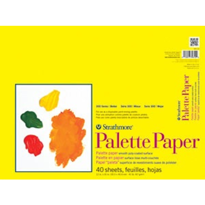 STRATHMORE PALETTE PAPER 12x16 40 SHEETS