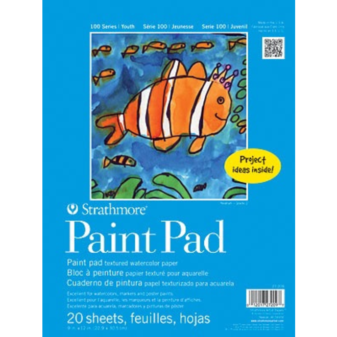 STRATHMORE KIDS PAINT PAD 9x12 20 SHEETS