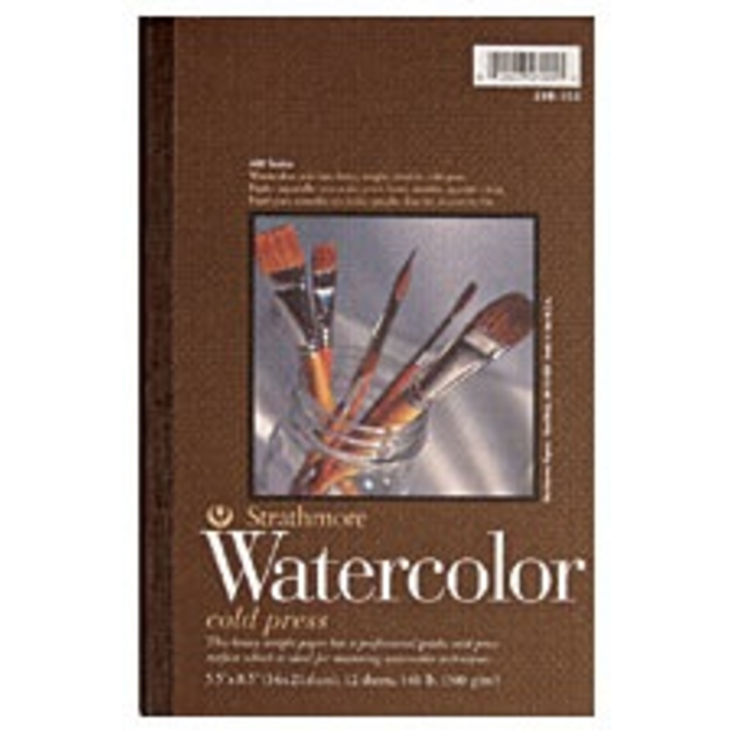 STRATHMORE WATERCOLOR PAD CP 5.5x8.5 12 SHEETS