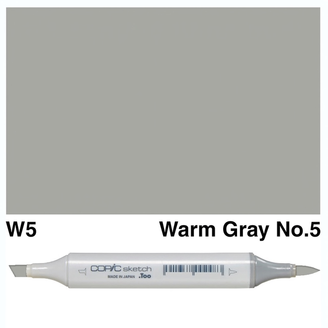 Copic Sketch W5 Warm Grey No. 5