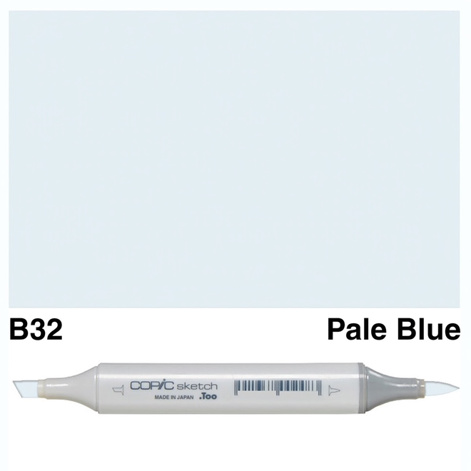 COPIC SKETCH B32 PALE BLUE