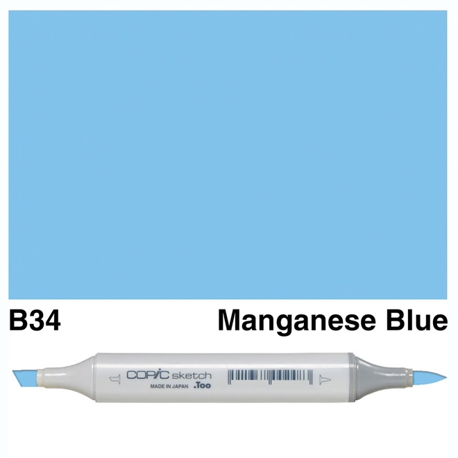 COPIC SKETCH B34 MANGANESE BLUE