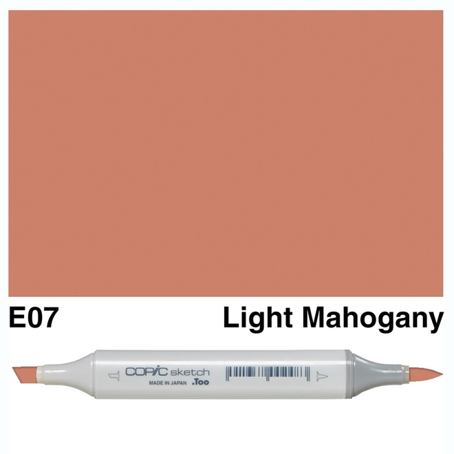 COPIC SKETCH E07 LIGHT MAHOGANY