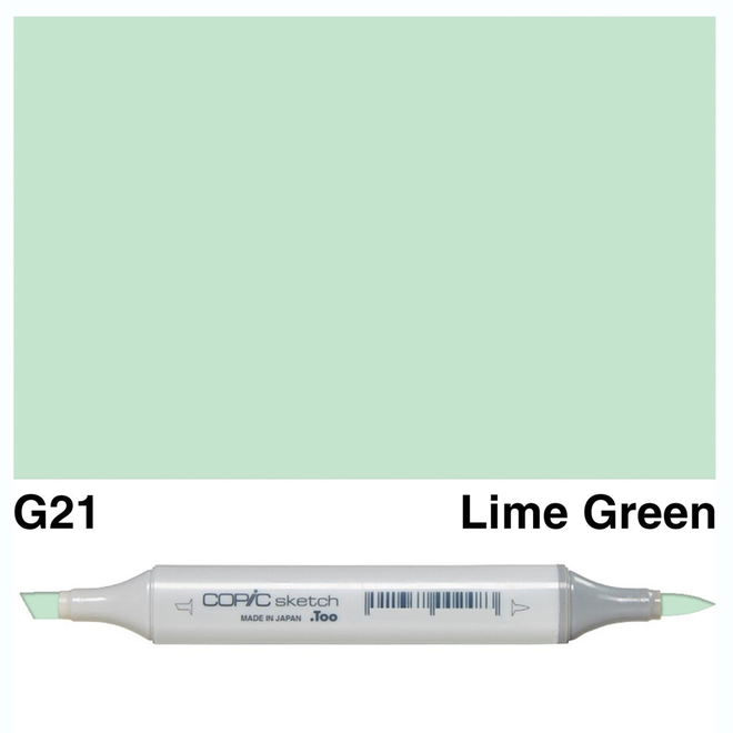 Copic Sketch Marker G21 Lime Green