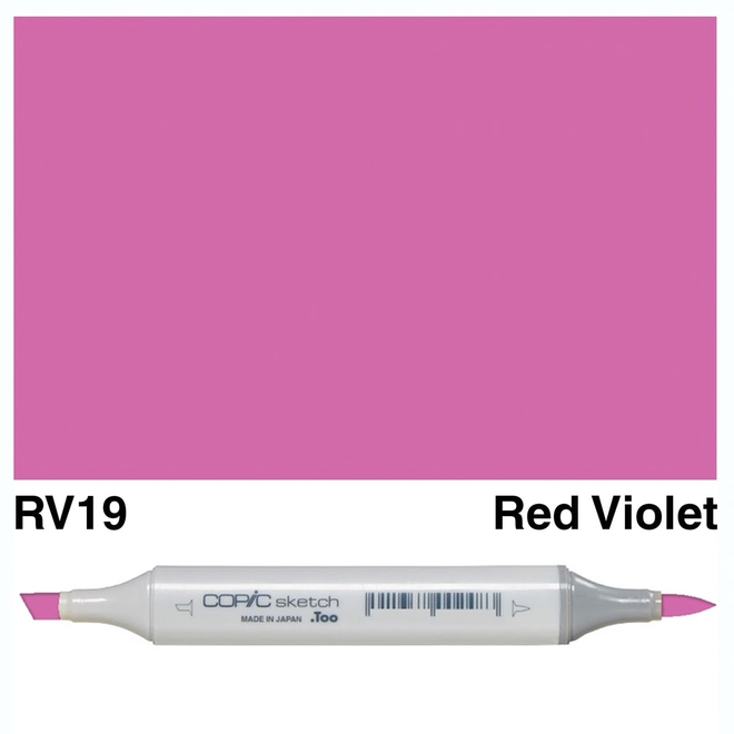Copic Sketch RV19 Red Violet