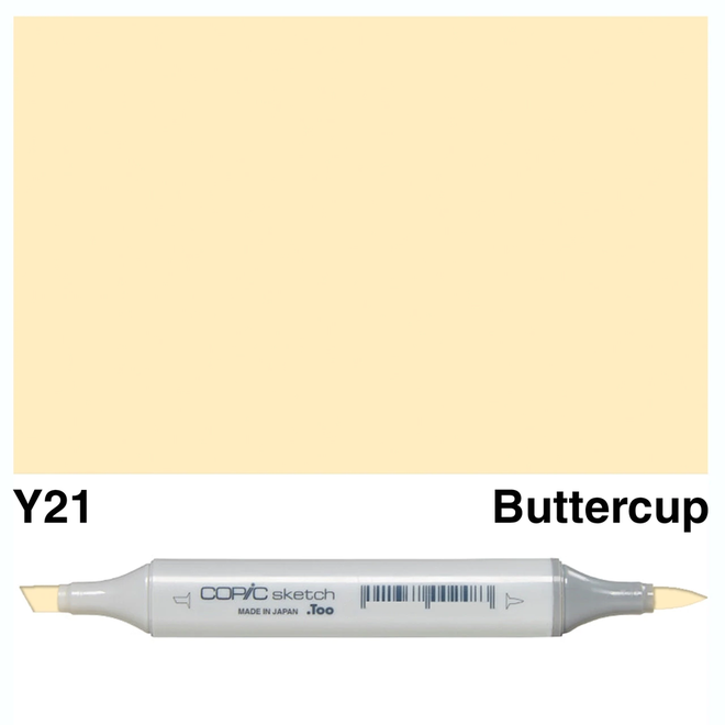 Copic Sketch Y21 Buttercup Yellow