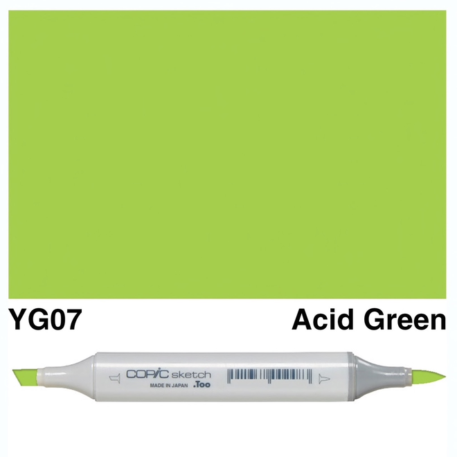 Copic Sketch YG07 Acid Green