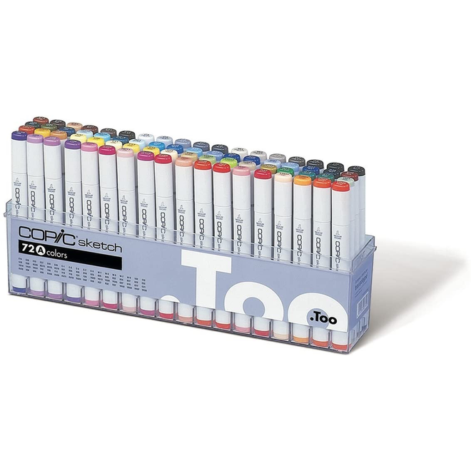 Copic Box Copic Sketch Marker 72 Colour Set A - Endeavours ThinkPlay