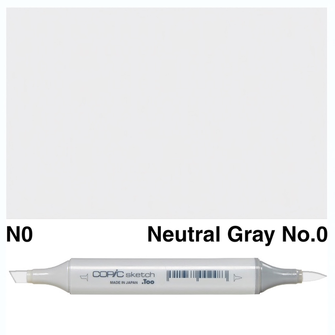 Copic Sketch Marker N0 Neutral Gray 0