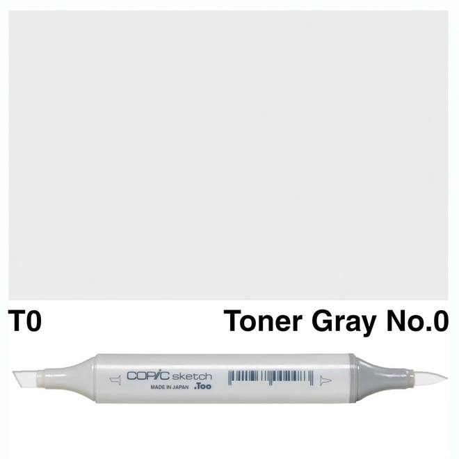 Copic Sketch T0 Toner Gray 0