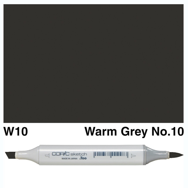 Copic Sketch W10 Warm Grey No. 10