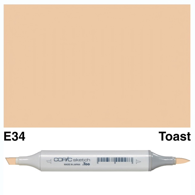 Copic Sketch Marker E34 Toast