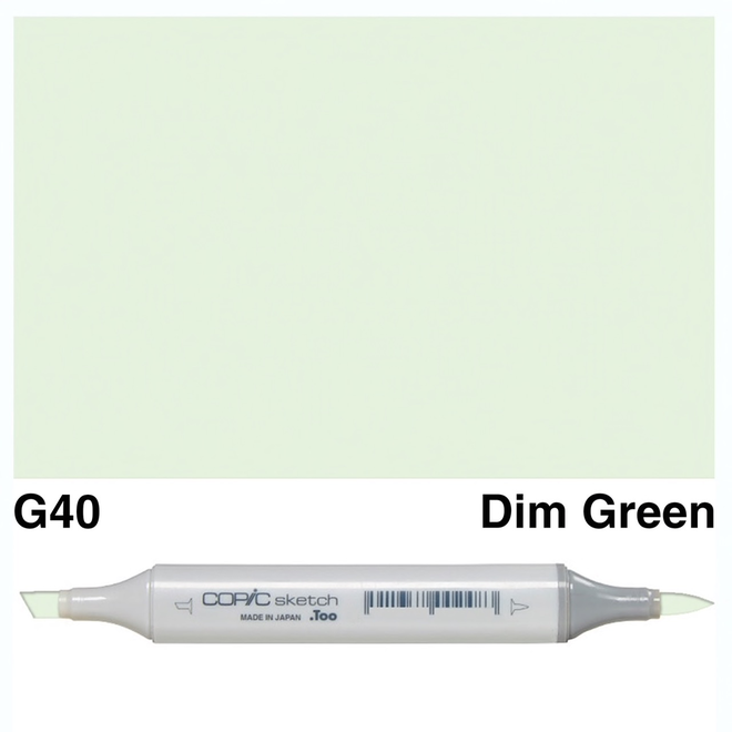 COPIC SKETCH G40 DIM GREEN