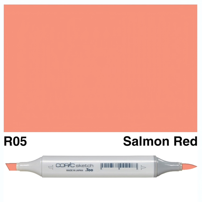 Copic Sketch Marker R05 Salmon Red