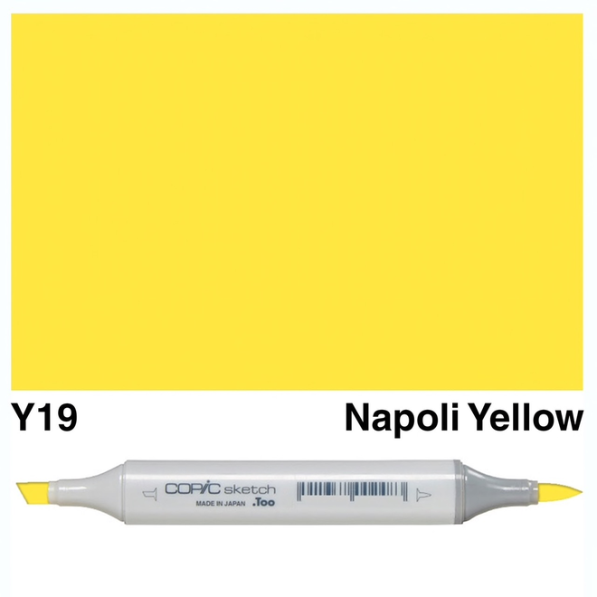 COPIC SKETCH Y19 NAPOLI YELLOW