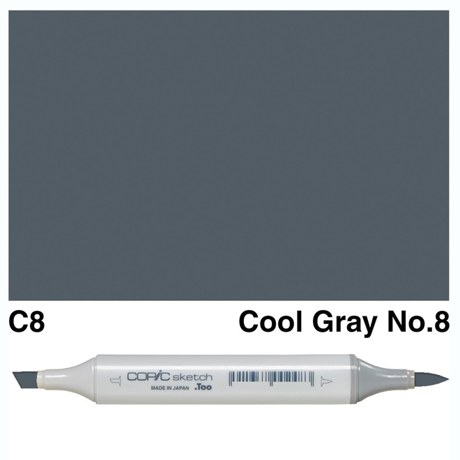 Copic Sketch C8 Cool Grey