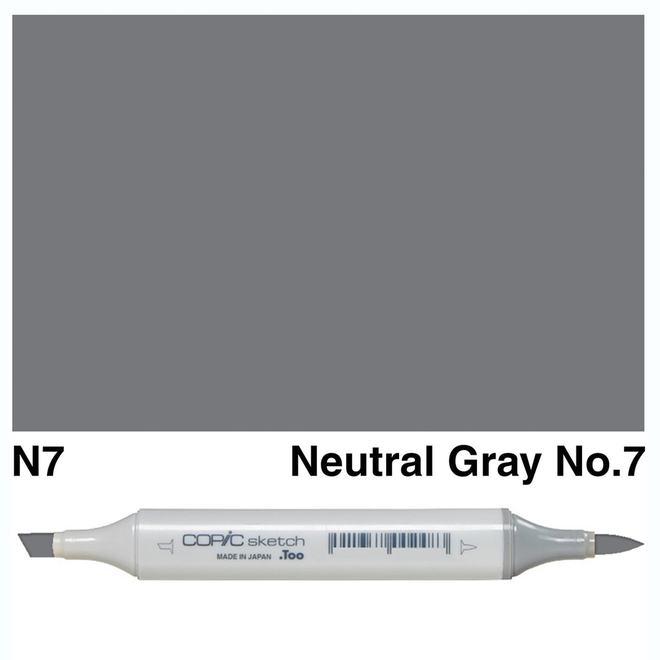 COPIC SKETCH N7 NEUTRAL GREY 7