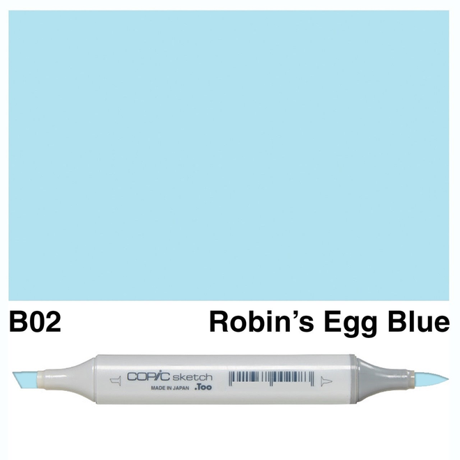 COPIC SKETCH B02 ROBIN'S EGG BLUE