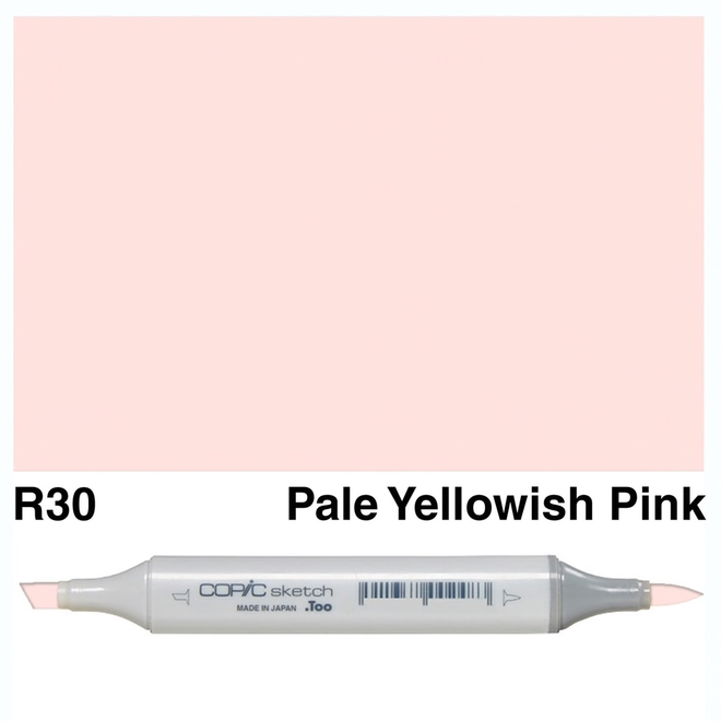 COPIC SKETCH R30 PALE YELLOWISH PINK