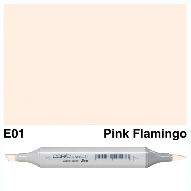 Copic Sketch E01 Pink Flamingo