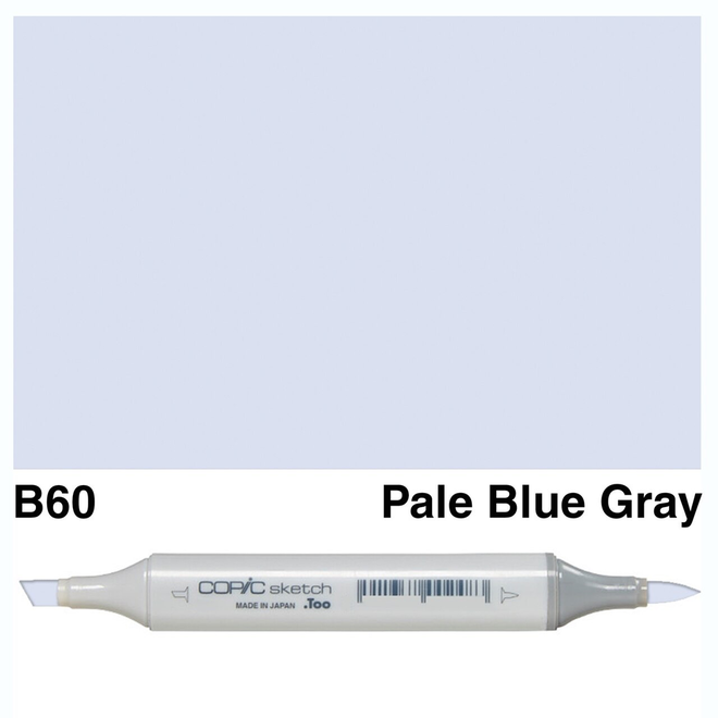 Copic Sketch B60 Pale Blue Gray