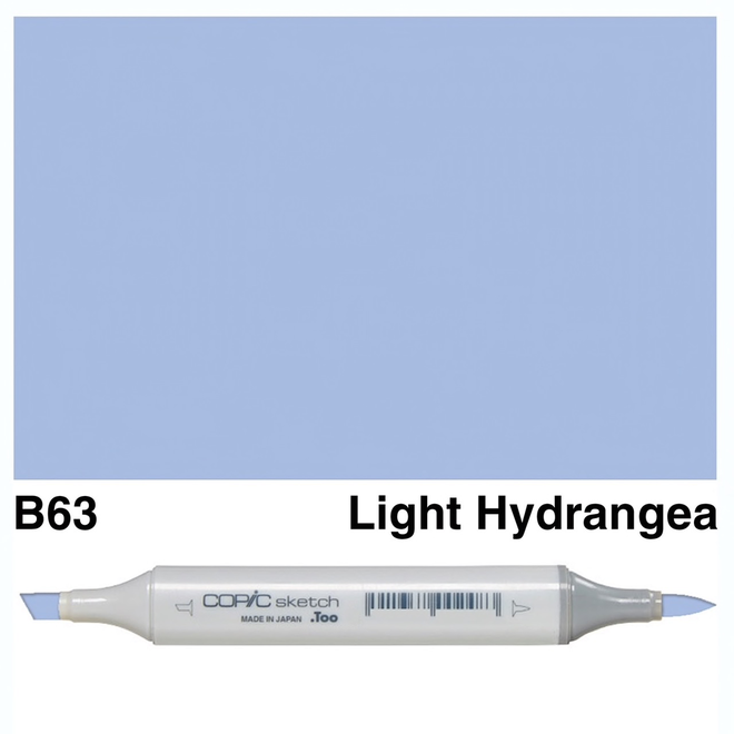 Copic Sketch Marker B63 Light Hydrangea