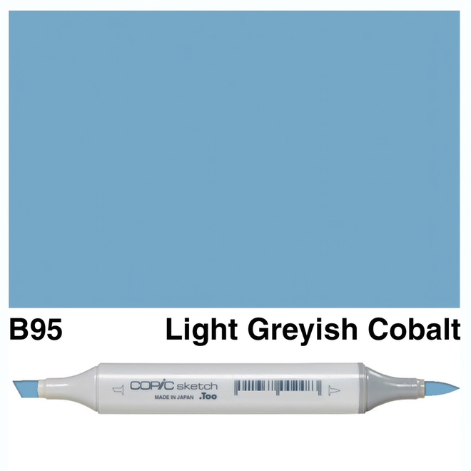 Copic Sketch B95 Light Grayish Cobalt