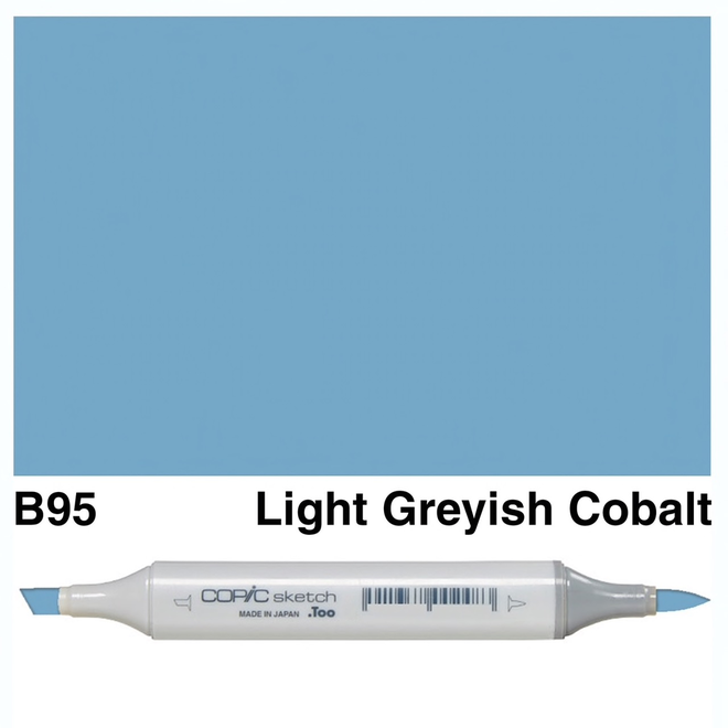 COPIC SKETCH B95 LIGHT GRAYISH COBALT