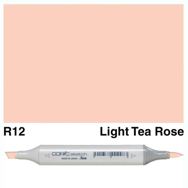 Copic Sketch Marker R12 Light Tea Rose