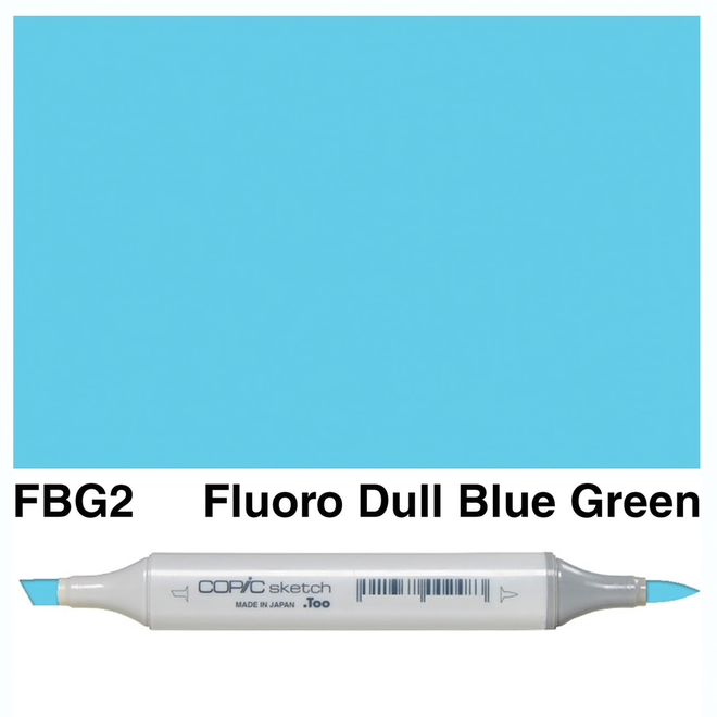Copic Sketch FBG2 Fluorescent Dull Blue Green