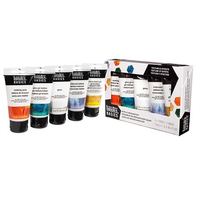 Liquitex BASICS Acrylic Paint Set 4 Ounce Tubes Assorted Color Set