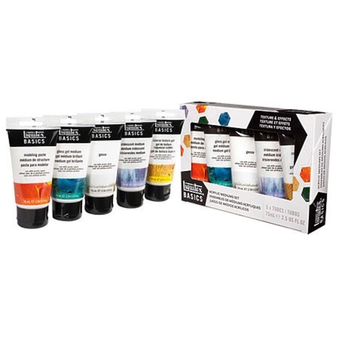 Liquitex Acrylic Basics Mediums Starter Set