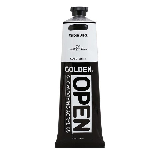 Golden 5 oz Carbon Black Open Series 1