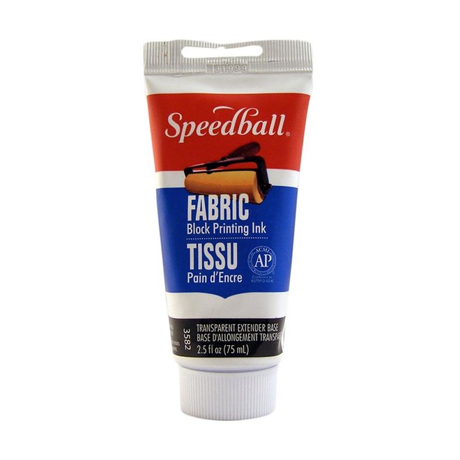 Speedball Fabric Block Printing Ink 75ml Transparent Extender Base