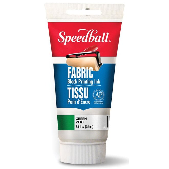 Speedball : Fabric Block Printing Ink : 75ml : Metallic Silver