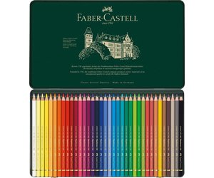 Faber-Castell Polychromos Tin Of 36 Coloured Pencils - Endeavours