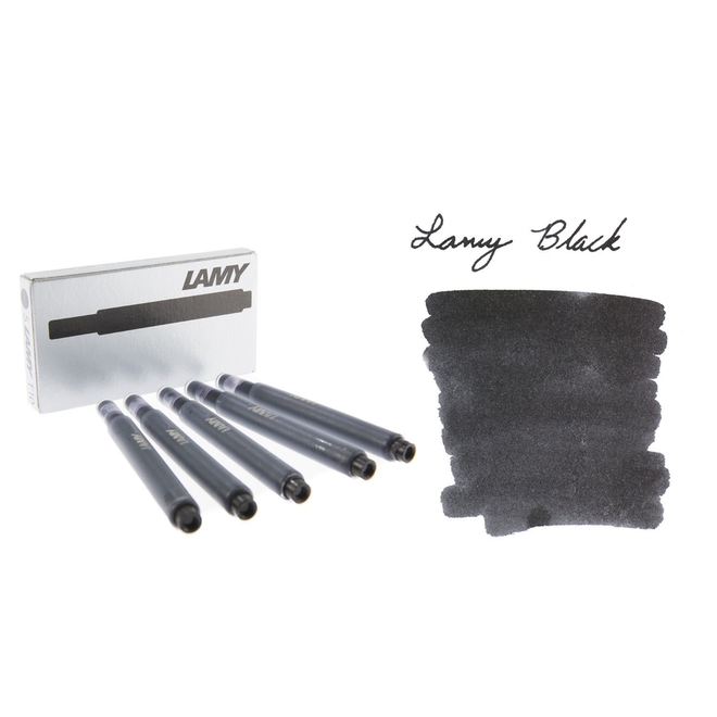 Lamy Ink Cartridge Black 5 Per Pack