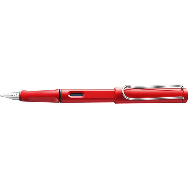 Lamy Safari Fountain Pen - Red Fine