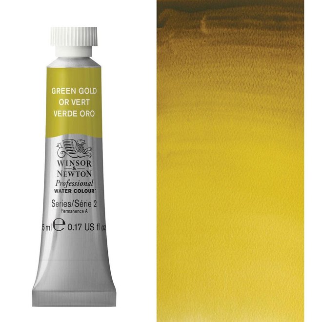 Winsor Newton Professional Watercolour 5Ml Green Gold-2