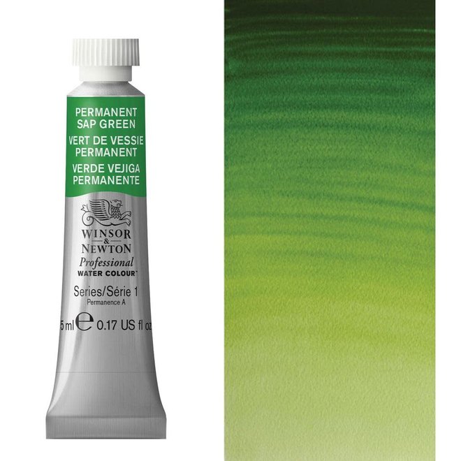 Winsor Newton Professional Watercolour 5ml Perm Sap Green-1
