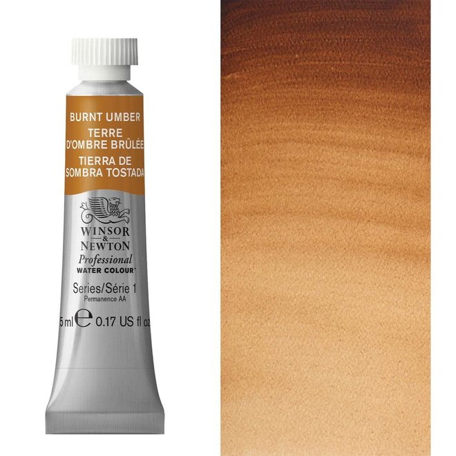 W&N ARTIST'S WATER COLOUR 5ML BURNT UMBER