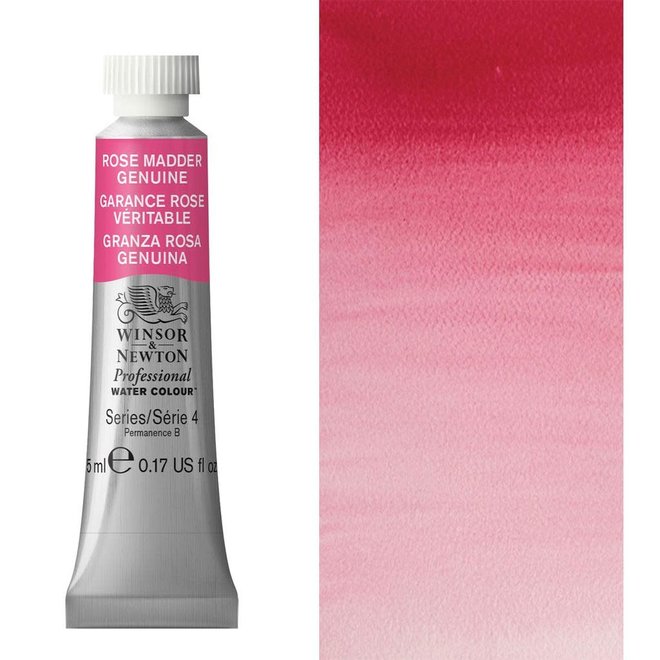 Winsor & Newton Professional Watercolour 5ml Rose Madder Genuine