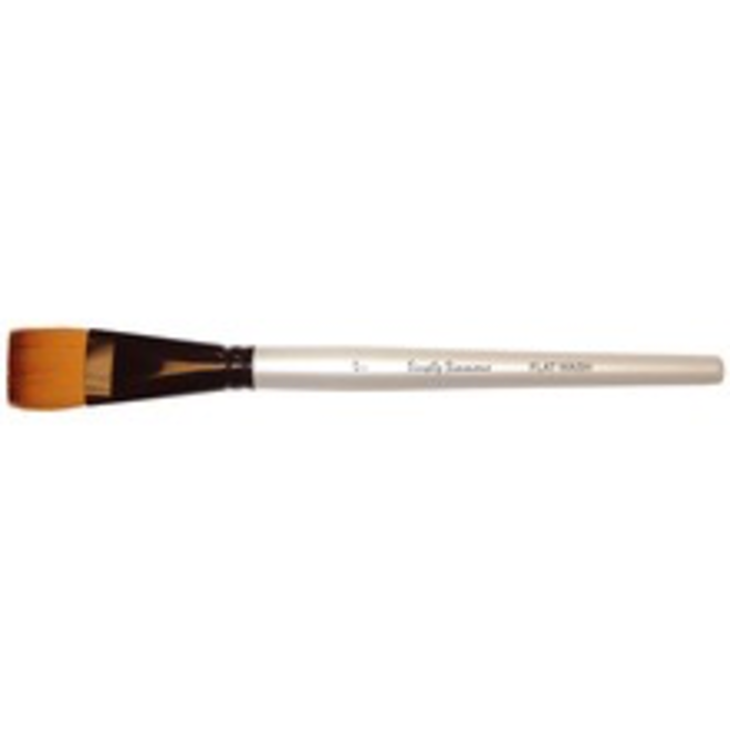 Simply Simmons Synthetic Mixed Media Brush - Flat Wash 1"