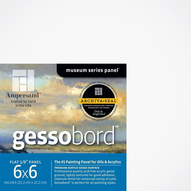 Ampersand Museum Gessobord 1/8" 6X6