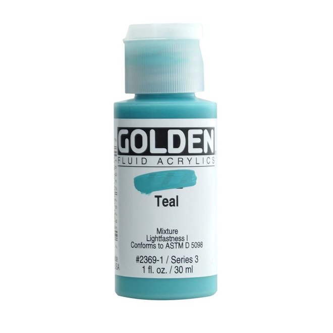 Golden 1oz Fluid Teal Series 3