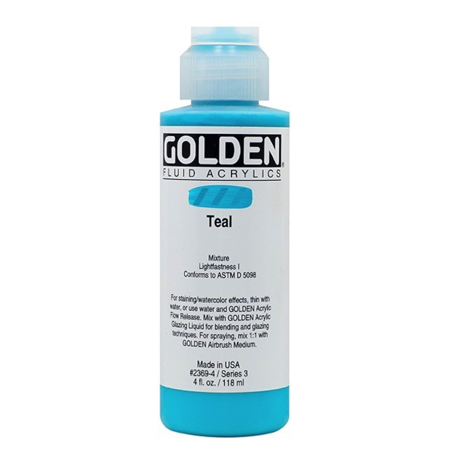 Golden 4oz Fluid Teal Series 3